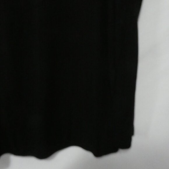 ADDITION ELLE | 2X | Black Long Sleeve Knit Front Shirt W/ Sequins | Solid Back - Picture 13 of 13